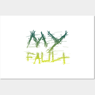 my fault quotes themed graphic design by ironpalette Posters and Art